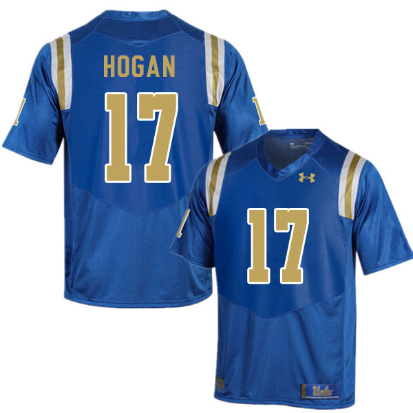 Men #17 Parker Hogan UCLA Bruins College Football Jerseys Sale-Blue